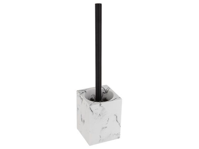 Ершик с подставкой MARBLE, белый, PERFECTO LINEA