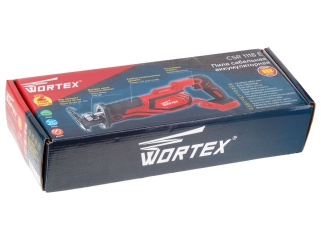 Аккум. сабельная пила WORTEX CSR 1118 E в кор. ALL1 SOLO 18В, дер. 115 мм