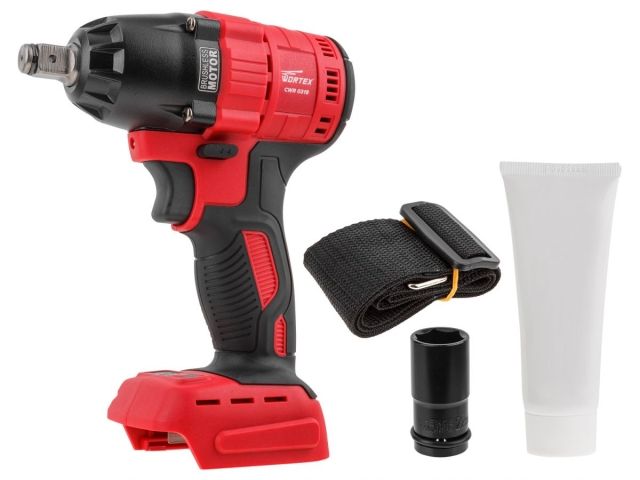 Аккум. ударный гайковерт WORTEX CWR 0318 в кор. ALL1 SOLO БЕСЩЕТ., 18 В, 310 Н*м, 1/2"