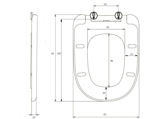Сиденье для унитаза AV Engineering, ALCA