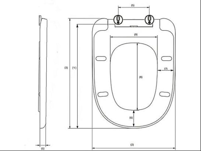 Сиденье для унитаза AV Engineering, ALCA Plus