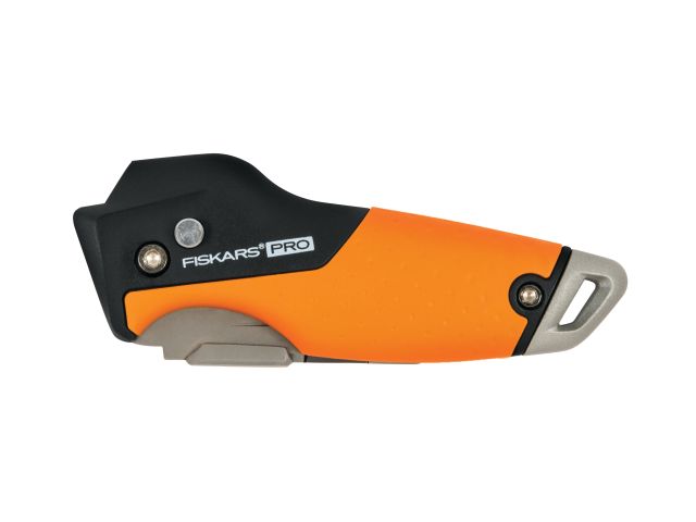 Нож строительный складной, со сменным лезвием CarbonMax FISKARS