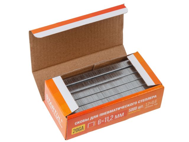 Скобы тип 20GA 6мм (5000шт) STARTUL PROFI (ST4530-06)
