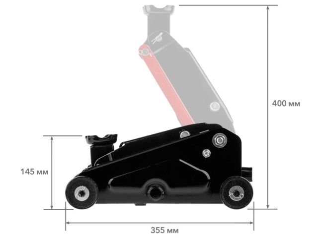 Домкрат подкатной 2,5т h390 STARTUL AUTO (ST8014-07)
