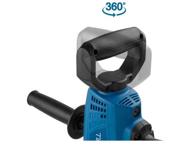 Миксер строительный BULL BM 1408 800 Вт, 1 скор., M14/M12, рег. об. + насадка
