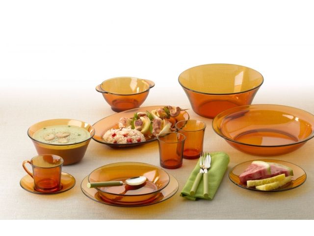 Салатник стеклянный, 510 мл, серия Lys Amber, DURALEX (Франция)