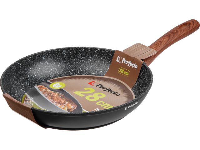 Сковорода ф 28х5.5 см, алюм., антиприг. покр., серия Hardy, PERFECTO LINEA