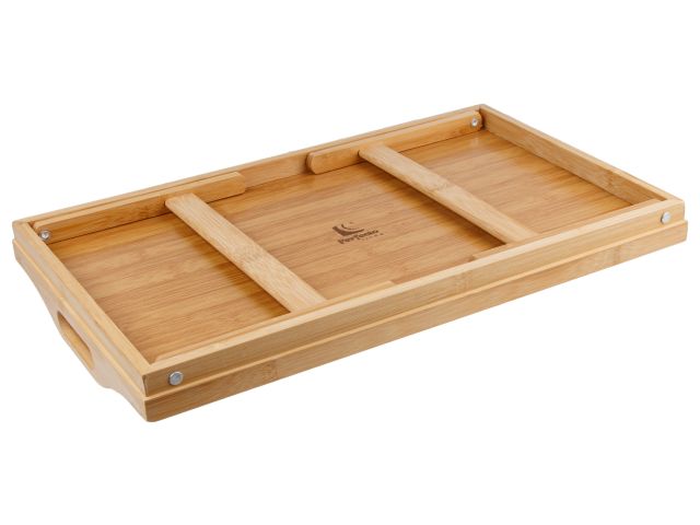 Поднос-столик бамбуковый с ручками, прямоугольный, 50,5х30 см, BAMBOO, PERFECTO LINEA