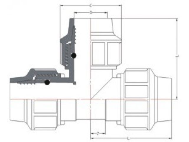 Картридж D40 для смесителя, тип A, AV Engineering