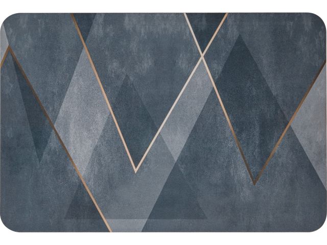 Коврик влаговпитывающий, 40х60 см, серия DIATOMITE, sharp lines, PERFECTO LINEA