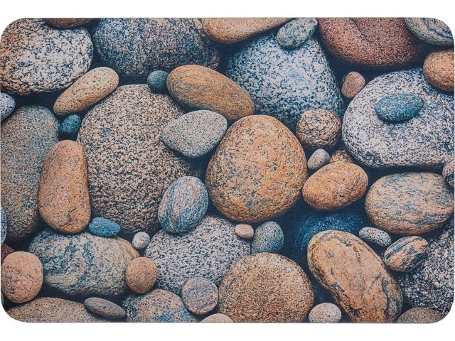 Коврик влаговпитывающий, 40х60 см, серия DIATOMITE, stones, PERFECTO LINEA