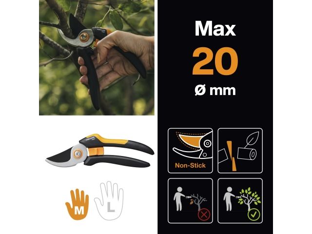 Секатор плоскостной Solid P321 FISKARS