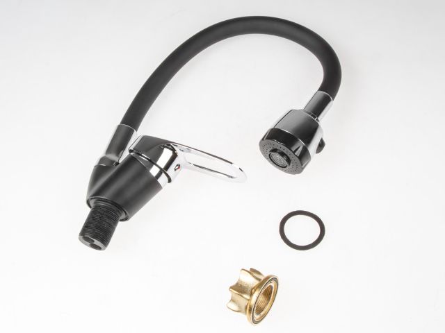 Смеситель для кухни D40-A, серия 240 черный, ECONOCE