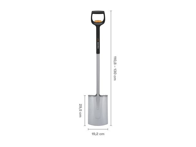 Лопата штыковая телескопическая прямая Xact FISKARS