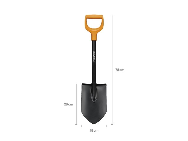 Лопата штыковая укороченная Solid FISKARS