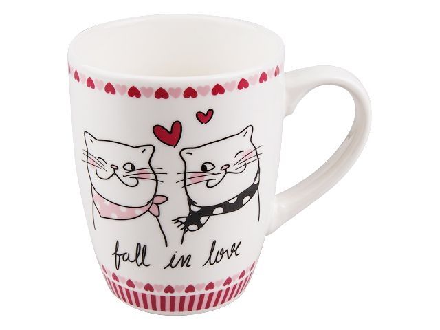 Кружка керамическая, 360 мл., LOVE KITTY-3, PERFECTO LINEA
