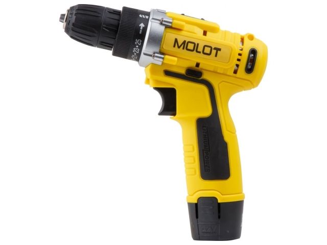 Аккум. дрель-шуруповерт MOLOT MBD 1213-1 Li в кор.