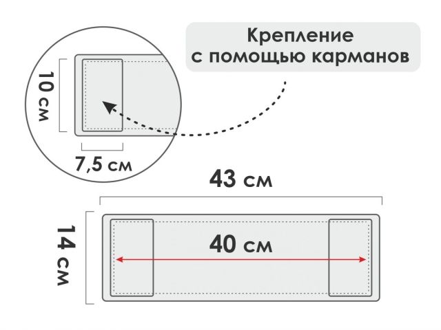 Сменная насадка для швабры из микрофибры, серая, PERFECTO LINEA