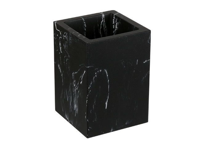 Стакан MARBLE, черный, PERFECTO LINEA