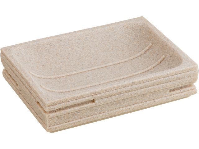 Мыльница WEATHERED SAND, бежевая, PERFECTO LINEA