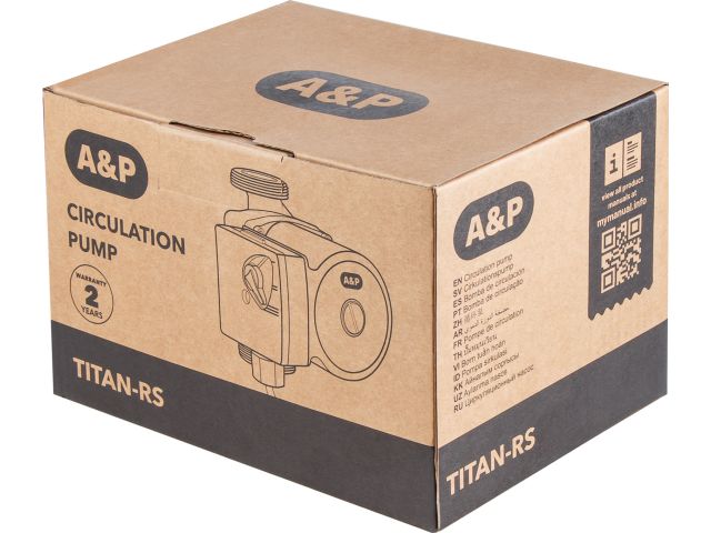 Насос циркуляционный Titan-RS25-60-130, A&P