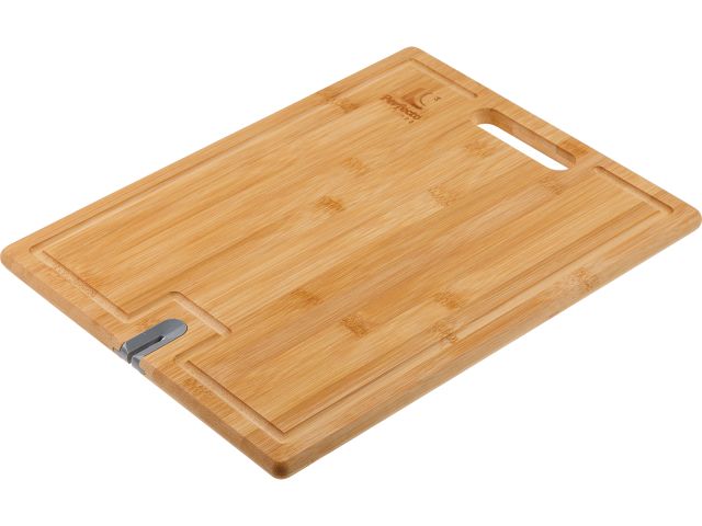 Доска разделочная из бамбука с точилкой для ножей, 39.5х30х1.5 см, BAMBOO, PERFECTO LINEA