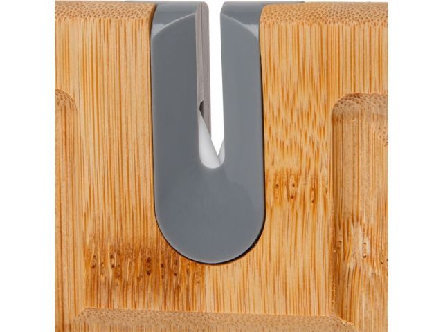 Доска разделочная из бамбука с точилкой для ножей, 39.5х30х1.5 см, BAMBOO, PERFECTO LINEA