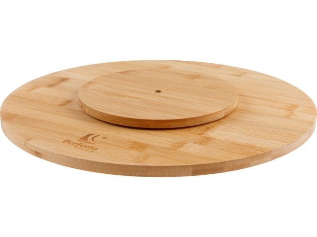 Блюдо вращающееся из бамбука,35.5х35.5х1.2 см, BAMBOO, PERFECTO LINEA