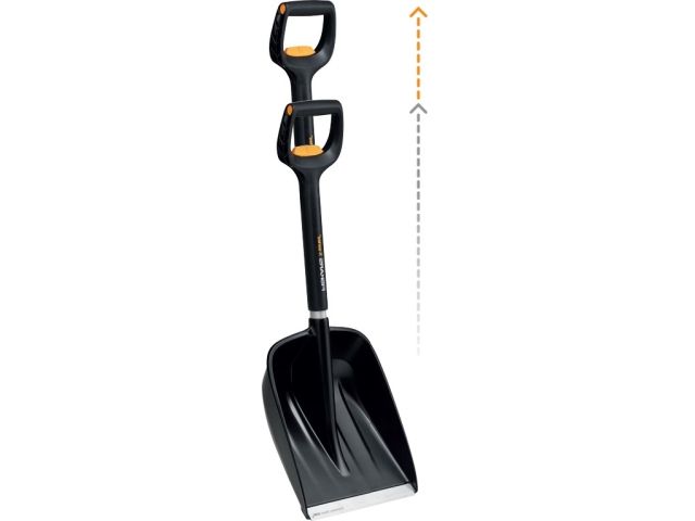 Лопата снеговая автомобильная телескопическая X-series FISKARS