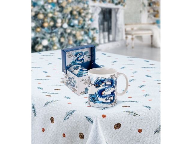 Кружка керамическая, в кор., 360 мл., BLUE DRAGON-1, PERFECTO LINEA