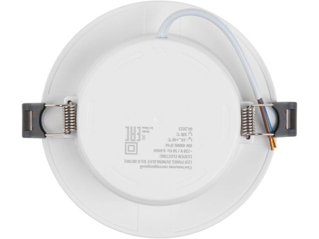 Светильник светодиодный встраиваемый круг 6 Вт 4000К, IP44 RS-R LEIDEN ELECTRIC