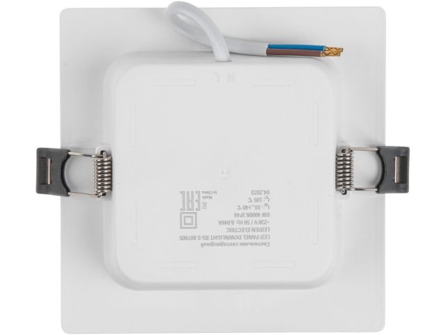 Светильник светодиодный встраиваемый квадрат 6 Вт 4000К, IP44 RS-S LEIDEN ELECTRIC