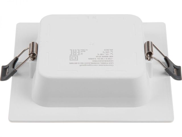 Светильник светодиодный встраиваемый квадрат 6 Вт 4000К, IP44 RS-S LEIDEN ELECTRIC