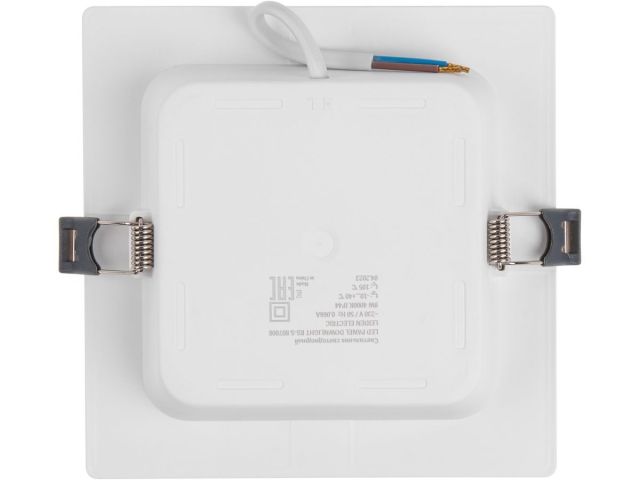 Светильник светодиодный встраиваемый квадрат 9 Вт 4000К, IP44 RS-S LEIDEN ELECTRIC