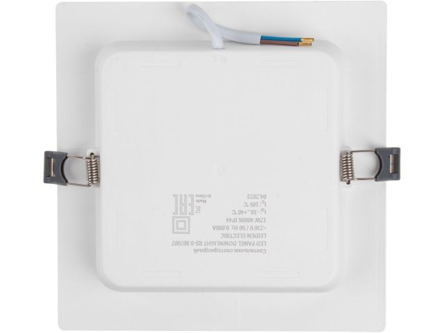 Светильник светодиодный встраиваемый квадрат 12 Вт 4000К, IP44 RS-S LEIDEN ELECTRIC