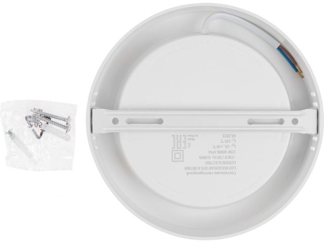 Светильник светодиодный накладной круг 12 Вт 4000К, IP44 SFS-R LEIDEN ELECTRIC