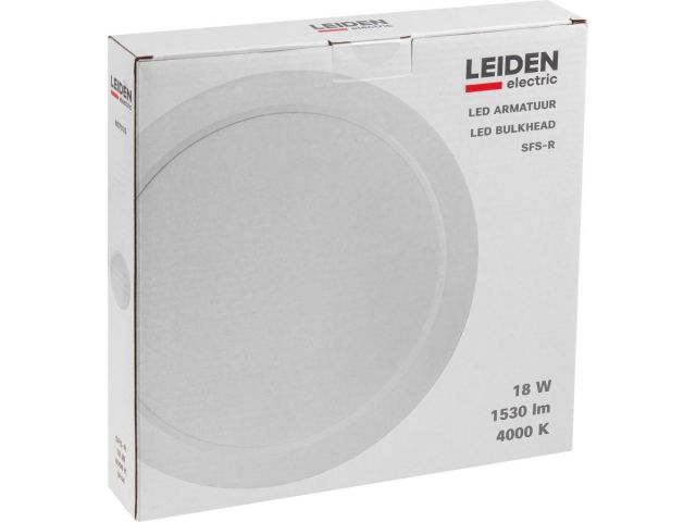 Светильник светодиодный накладной круг 18 Вт 4000К, IP44 SFS-R LEIDEN ELECTRIC