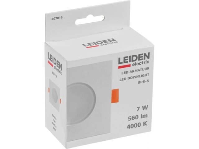 Светильник светодиодный встраиваемый квадрат 7 Вт 4000К, IP64 SPS-S LEIDEN ELECTRIC