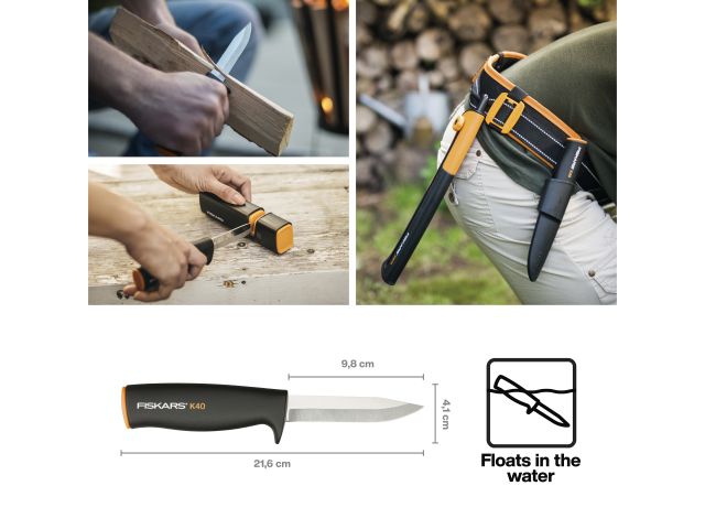 Нож общего назначения FISKARS