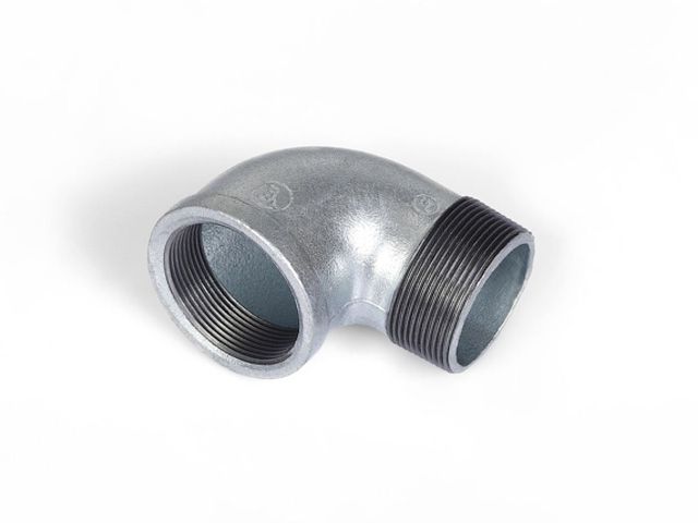 Колено 3/4" вн.-нар. чугун оцинк., (2 шт. инд. упак.), AV Engineering