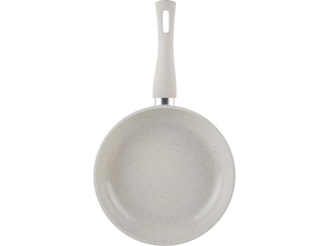 Сковорода ф 24х5.5 см, алюм., антиприг. покр., серия Cook&Fun, бежевая, PERFECTO LINEA