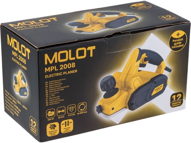 Рубанок электрический MOLOT MPL 2008 в кор.
