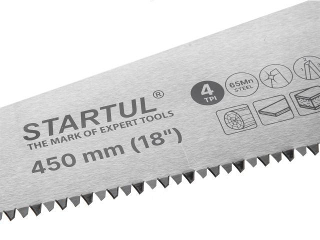 Ножовка по дер. 450мм 4 TPI STARTUL MASTER (ST4240-45)