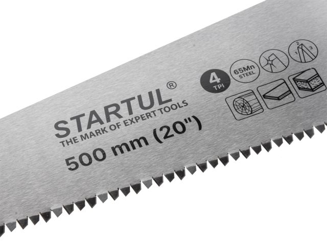Ножовка по дер. 500мм 4 TPI STARTUL MASTER (ST4240-50)