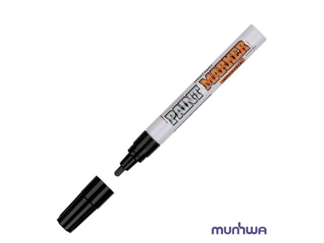 Маркер-краска промышленный черный MUNHWA INDUSTRIAL