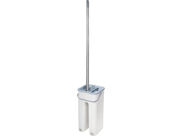 Швабра с отжимным ведром Scratch mop, бежевая, PERFECTO LINEA