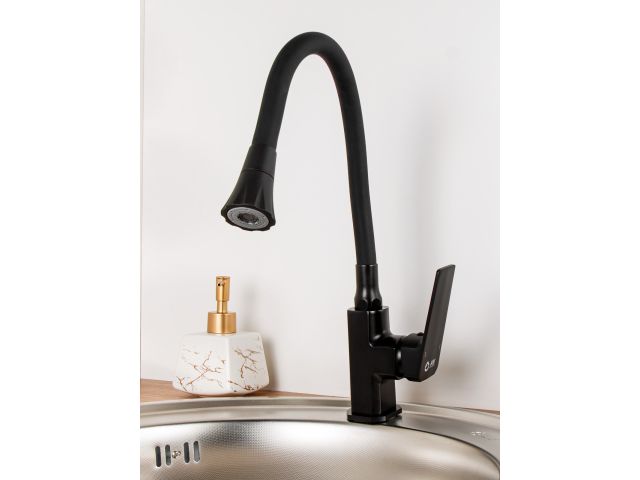 Смеситель для кухни (Lt) D35, серия WIN (black) AV Engineering
