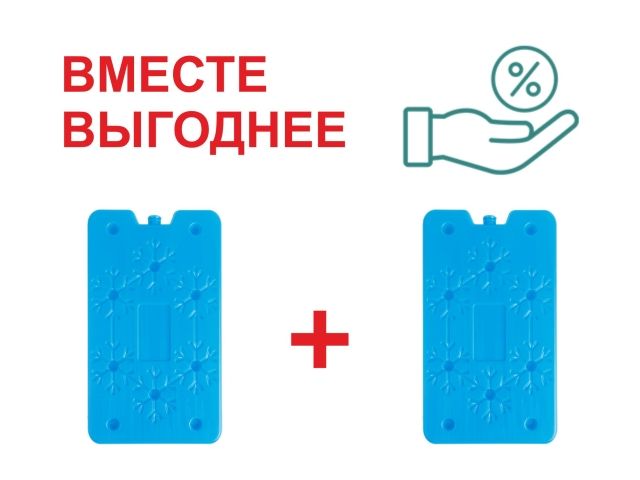 Аккумулятор холода (хладоэлемент), 2 шт, 400 г. х2, ARIZONE
