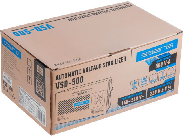 Стабилизатор напряжения Solaris VSD-500