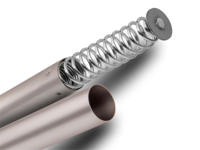 Карниз раздвижной алюминиевый 2,0 м, сатиновый никель, PERFECTO LINEA